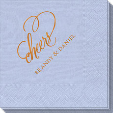 Refined Cheers Moire Napkins