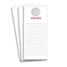 Volleyball Skinnie Notepads