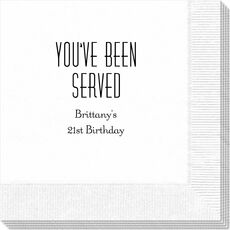 You've Been Served Napkins