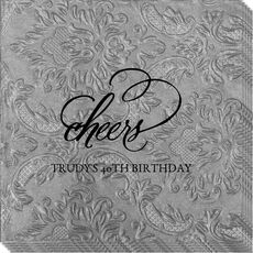 Refined Cheers Carte Embossed Napkins