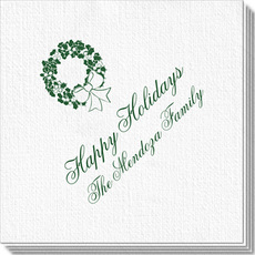 Traditional Wreath Luxury Deville Napkins