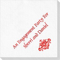 Simply Ornate Scroll Luxury Deville Napkins