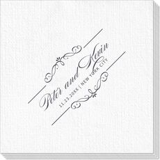 Bellissimo Scrolled Deville Napkins