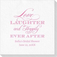 Love Laughter Ever After Deville Napkins