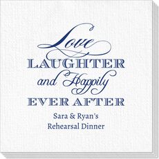 Love Laughter Ever After Deville Napkins