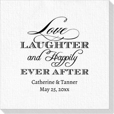 Love Laughter Ever After Deville Napkins