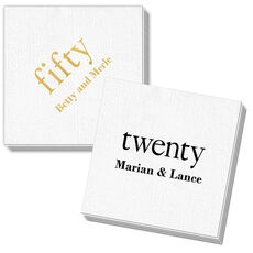 Select Your Big Number Deville Napkins