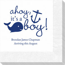 Ahoy It's A Boy Napkins