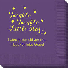 Twinkle Twinkle Little Star Napkins