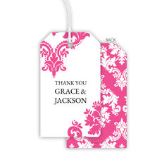 Damask Hanging Gift Tags