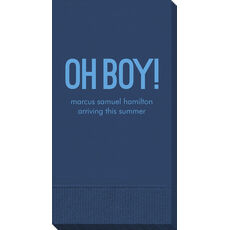Bold Oh Boy Guest Towels