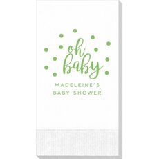 Confetti Dots Oh Baby Guest Towels