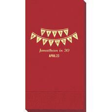 Birthday Banner Guest Towels