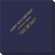 Modern Deco Scroll Napkins