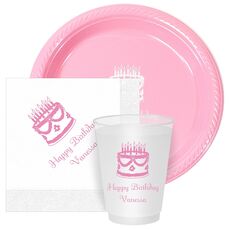 Sweet Floral Birthday Cake