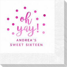 Confetti Dots Oh Yay! Napkins