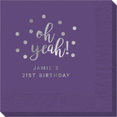 Confetti Dots Oh Yeah! Napkins