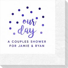 Confetti Dots Our Day Napkins