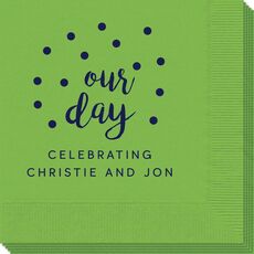 Confetti Dots Our Day Napkins