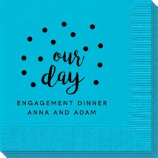 Confetti Dots Our Day Napkins
