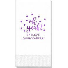 Confetti Dots Oh Yeah! Guest Towels