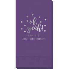 Confetti Dots Oh Yeah! Guest Towels