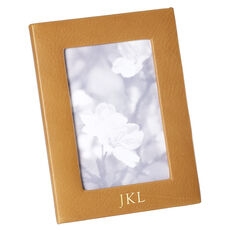 Traditional Leather 4x6 inch Frame