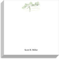 Golf Toile Jumbo Notepads