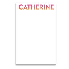 Gradient Name Notepads