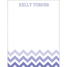 Purple Zig Zag Flat Note Cards
