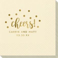 Confetti Dots Cheers Napkins