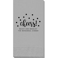 Confetti Dots Cheers Guest Towels