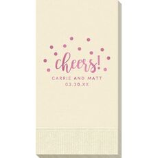 Confetti Dots Cheers Guest Towels