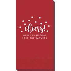 Confetti Dots Cheers Guest Towels