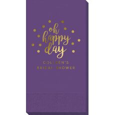 Confetti Dots Oh Happy Day Guest Towels