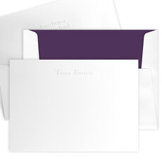 Luxury Nelson Flat Note Card Collection - Embossed