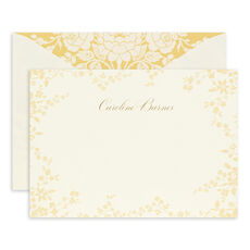 Amelie Damask Flat Note Cards