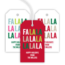 FaLaLa Holiday Hanging Gift Tags