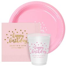 Confetti Dots Happy Birthday