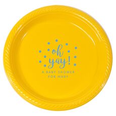 Confetti Dots Oh Yay Plastic Plates