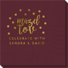 Confetti Mazel Tov Napkins