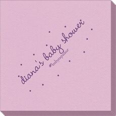 Sweet Little Stars Linen Like Napkins