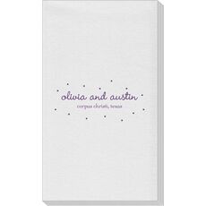 Sweet Little Stars Linen Like Guest Towels