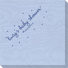 Sweet Little Stars Moire Napkins