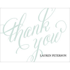 Big Thank You Folded Note Cards