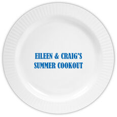 Design Your Own Personalized Ruffled Edge Plastic Plates