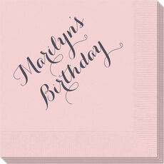 Darling Script Napkins