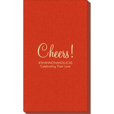 Perfect Cheers Linen Like Guest Towels