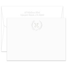 Triple Thick Harvest Flat Note Cards - Embossed