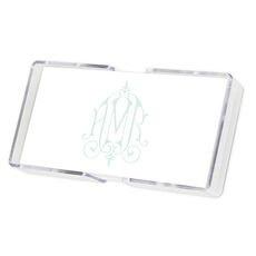 Henley Watercolor Monogram List with Acrylic Holder